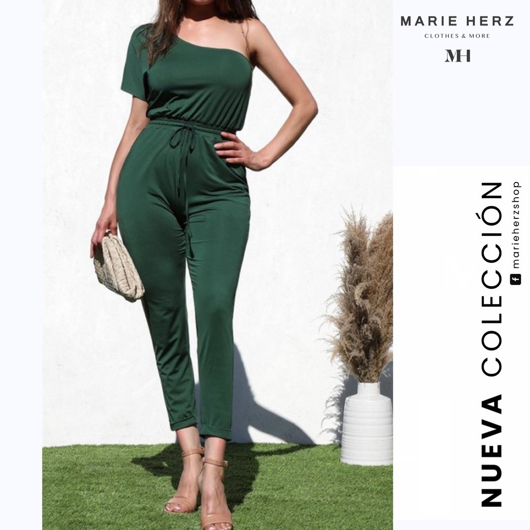 1059829 Jumpsuit licra verde