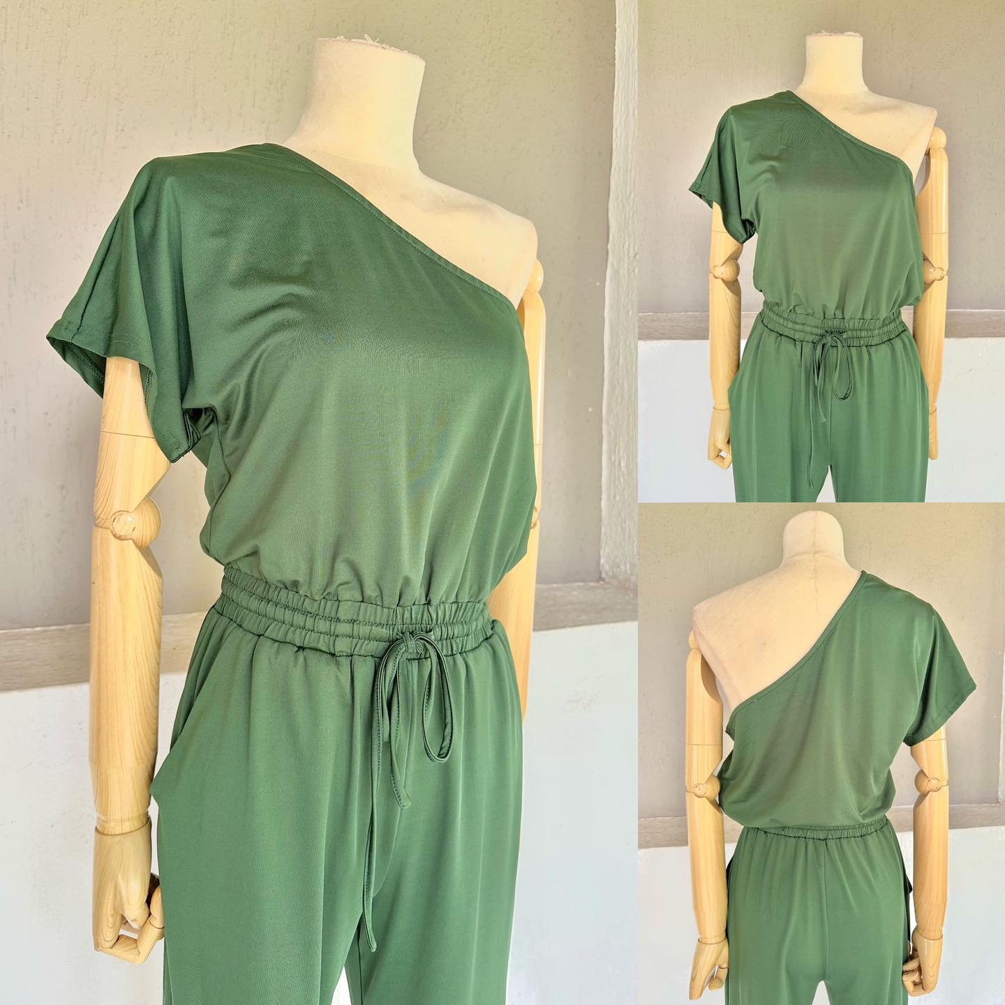 1059829 Jumpsuit licra verde