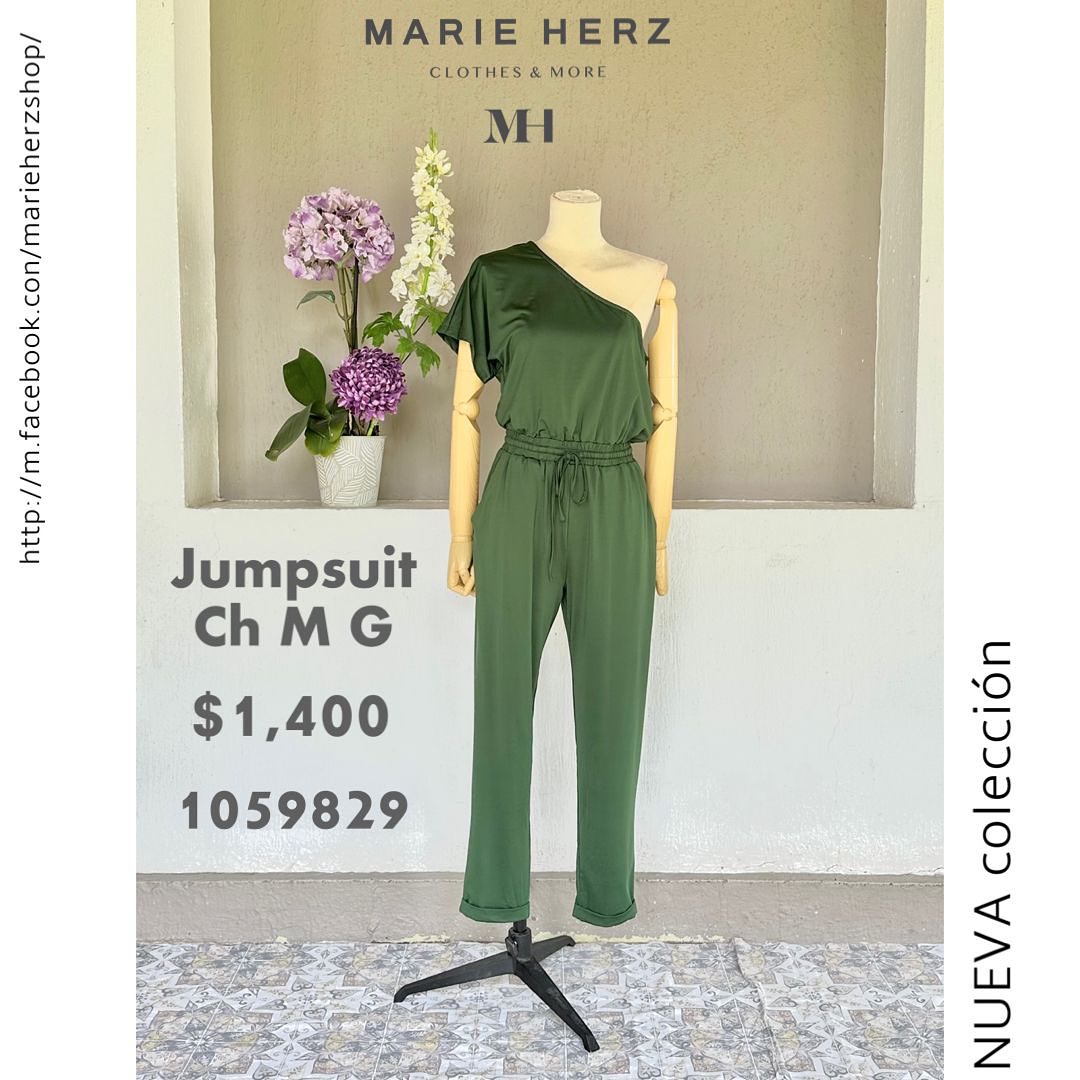 1059829 Jumpsuit licra verde