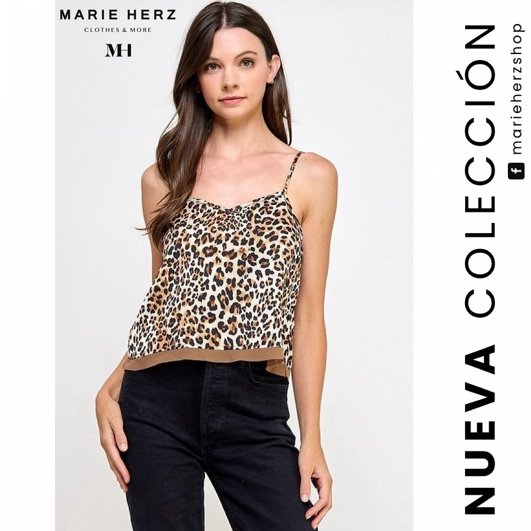 1062059 Blusa animal print