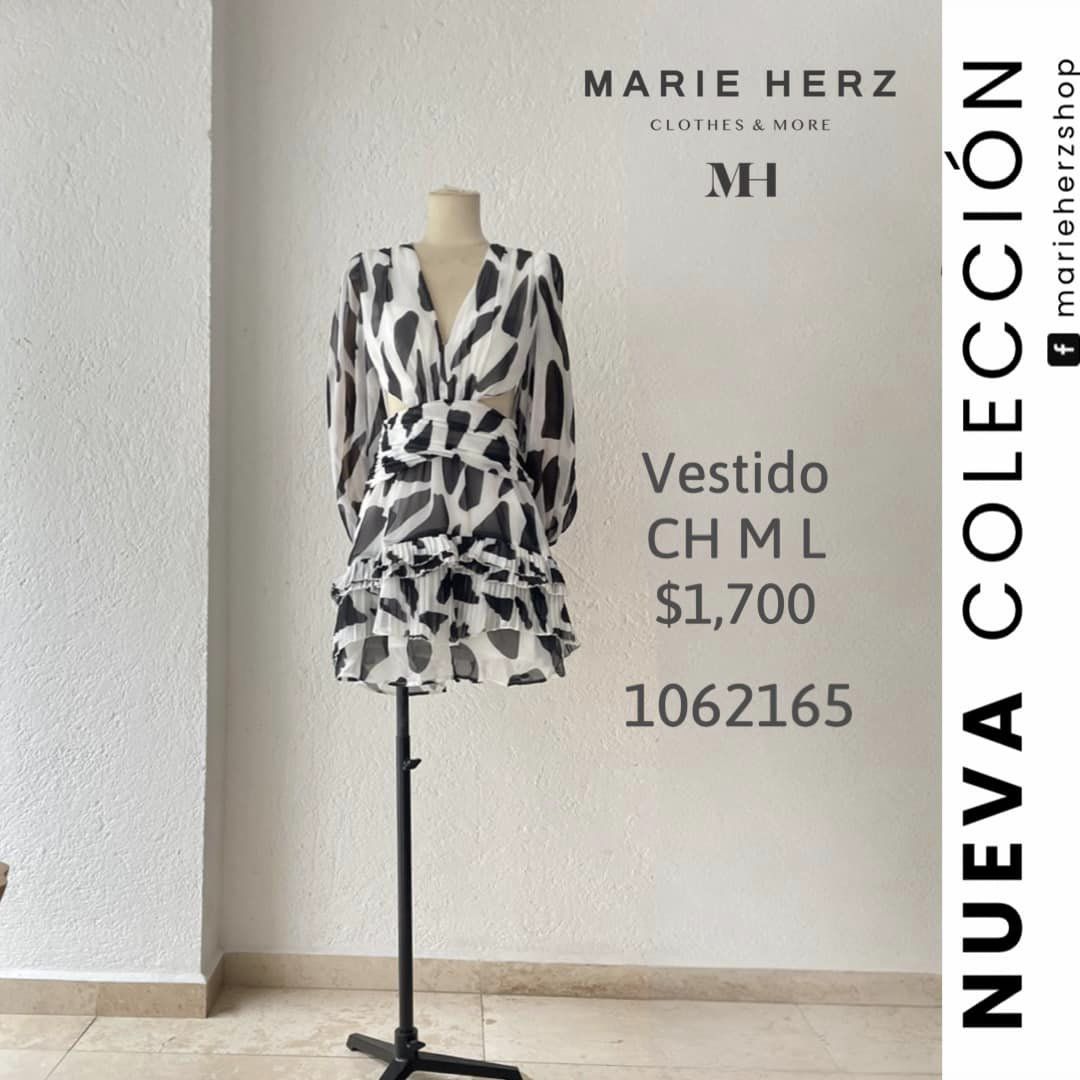 1062165 Vestido vaca cut off corto