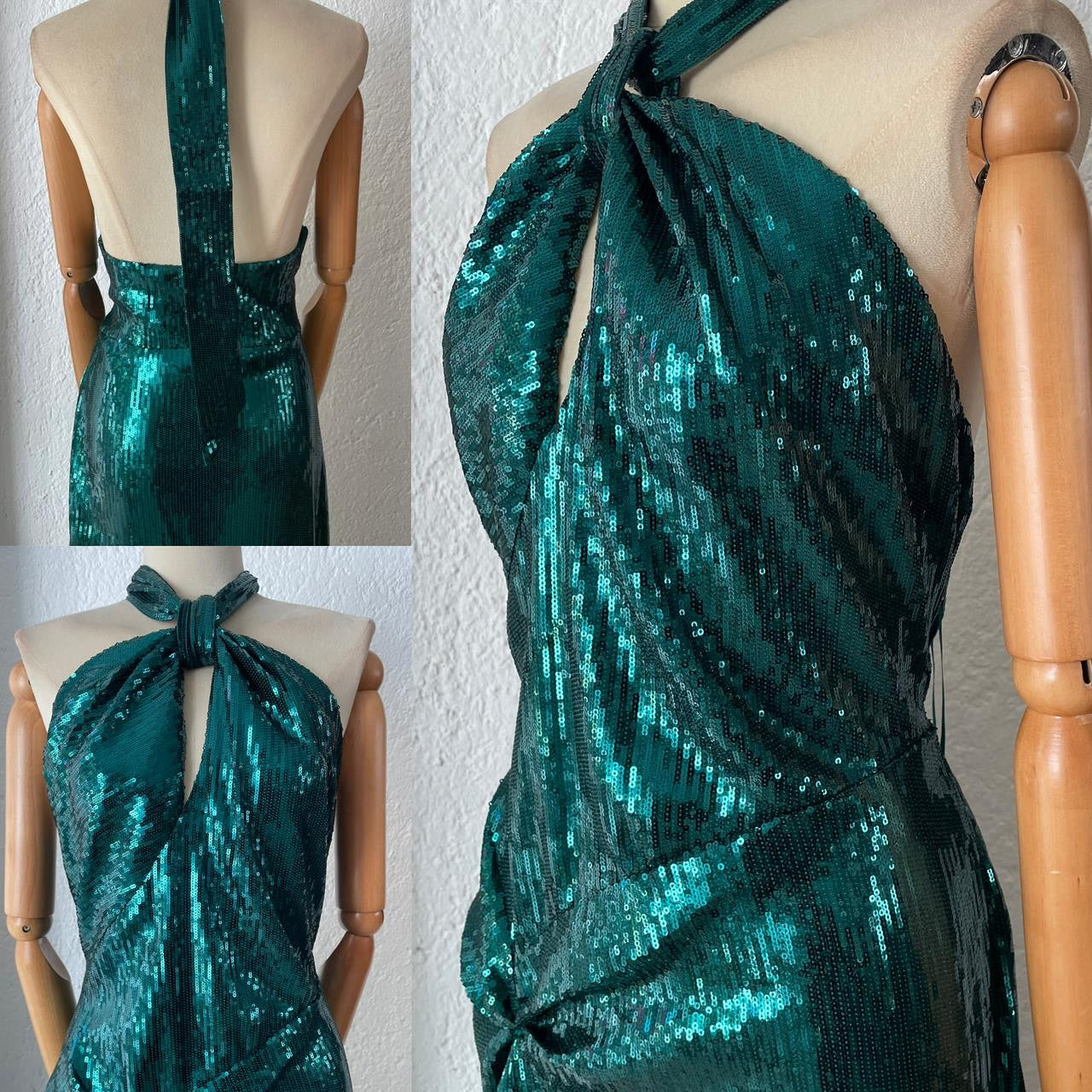 1062511 Vestido vino moño