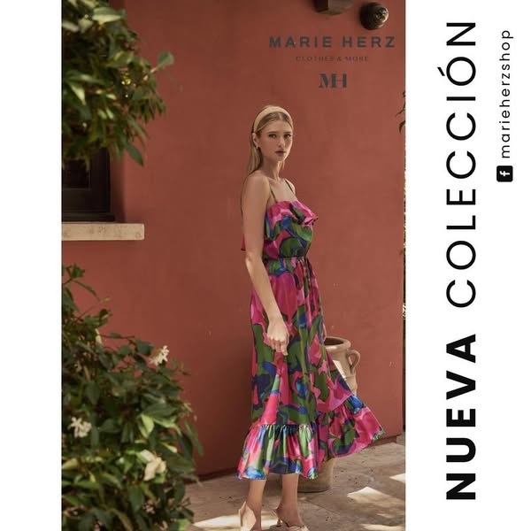 1063497 Vestido colores estampado