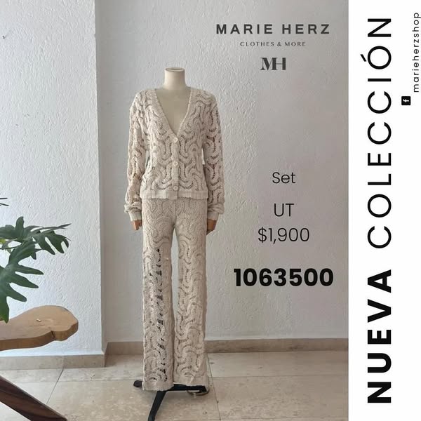 1063500 Set encaje pantalon UT
