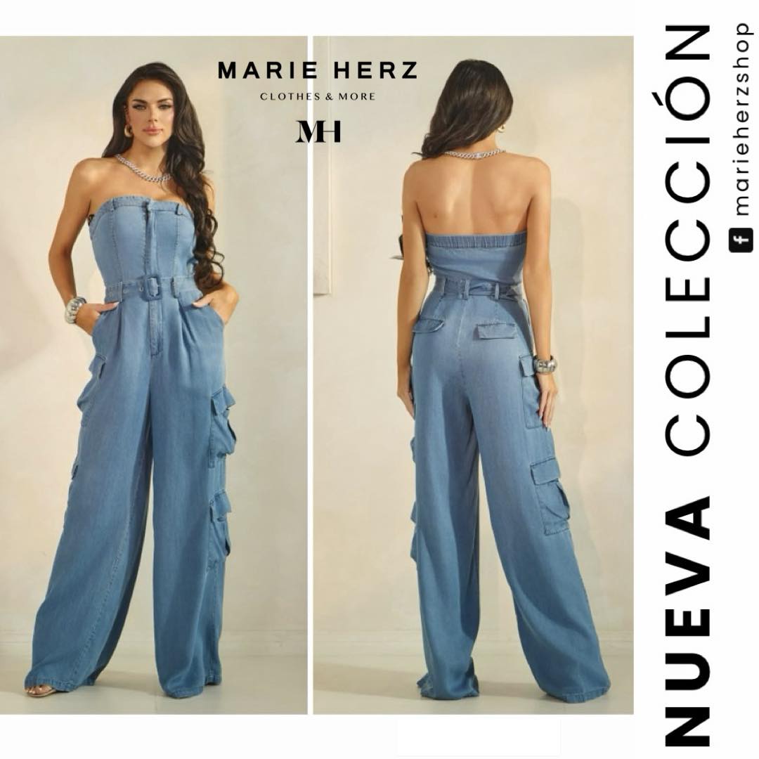 1063581 Jumpsuit mezclilla