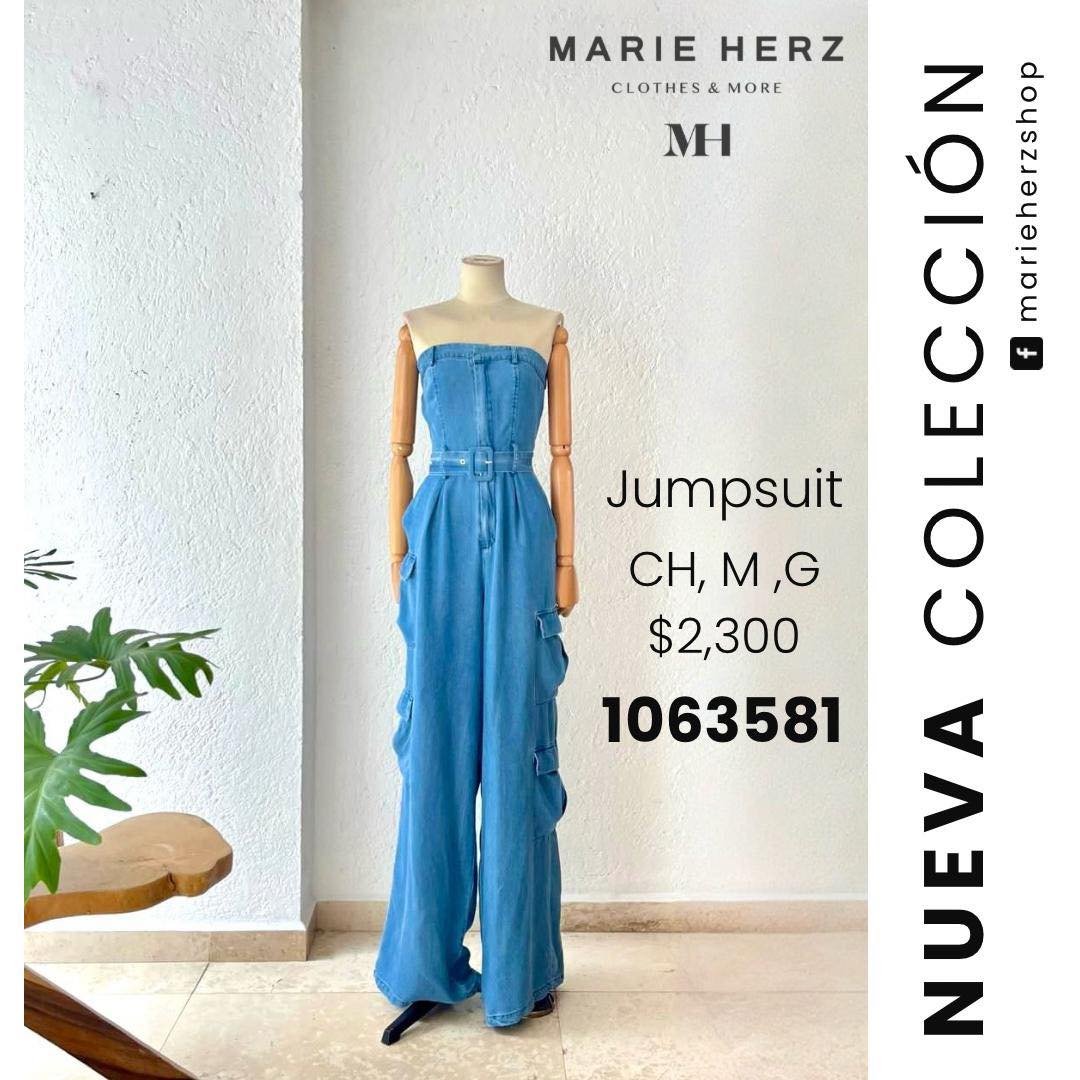 1063581 Jumpsuit mezclilla
