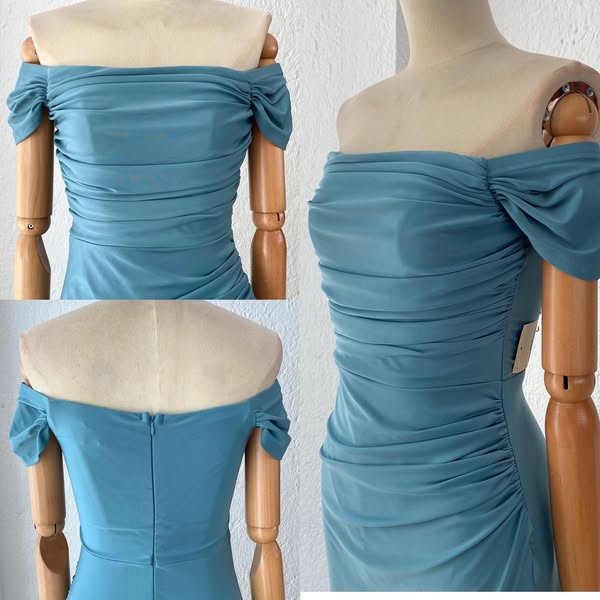 1063648 Vestido licra aqua
