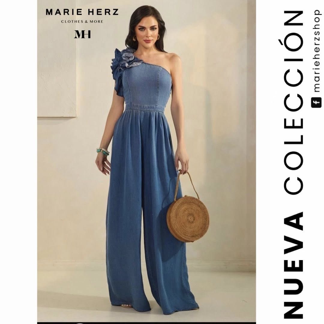 1063768 Jumpsuit mezclilla