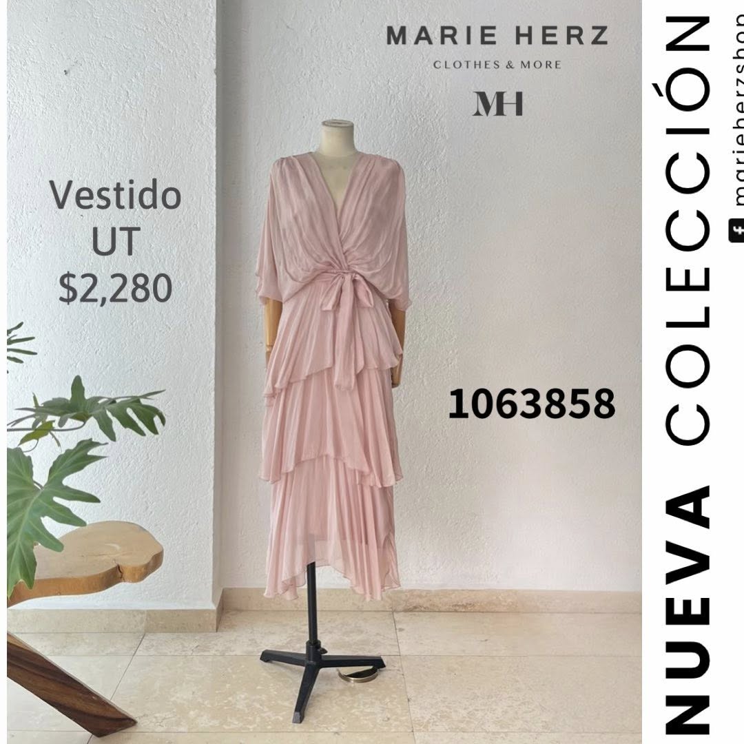 1063858 Vestido seda rosa UT