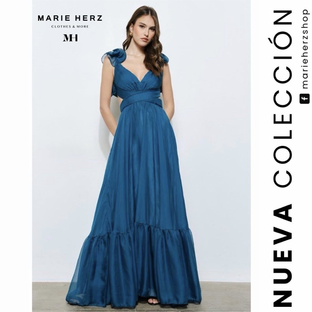 1063876 Vestido verde cutoff