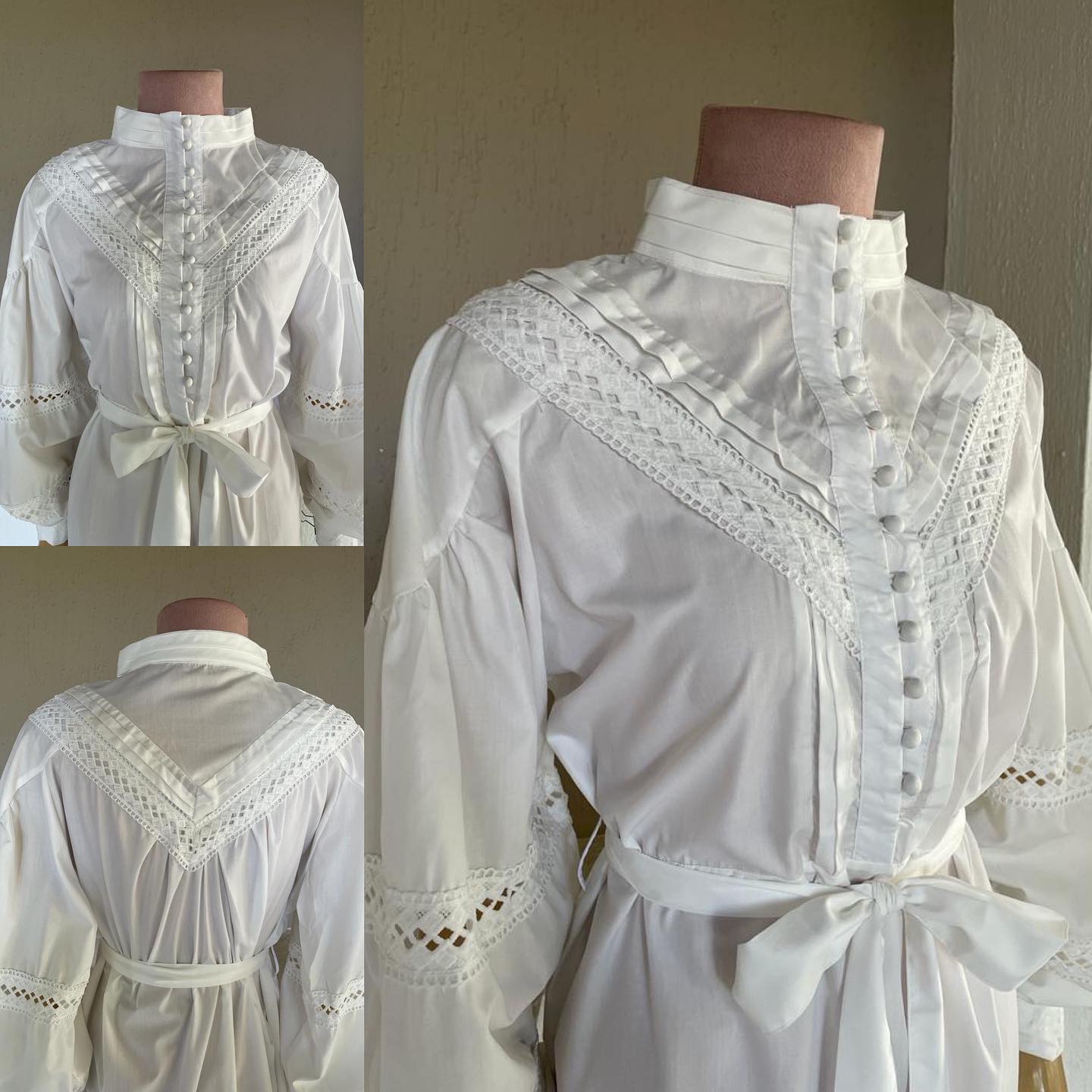 1057377 Vestido blanco corto