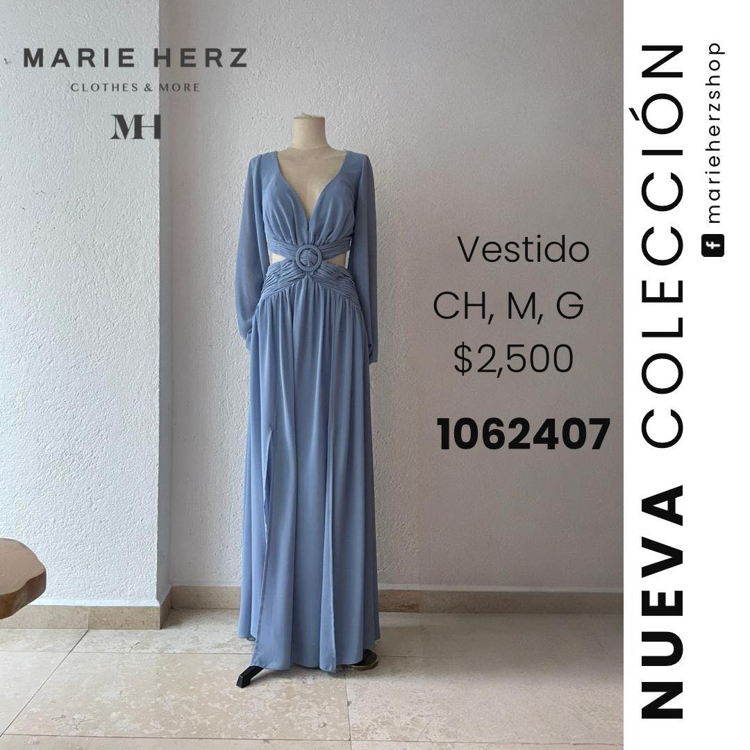1062406  Vestido tirantes baby blue
