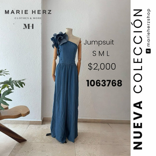 1063768  Jumpsuit mezclilla