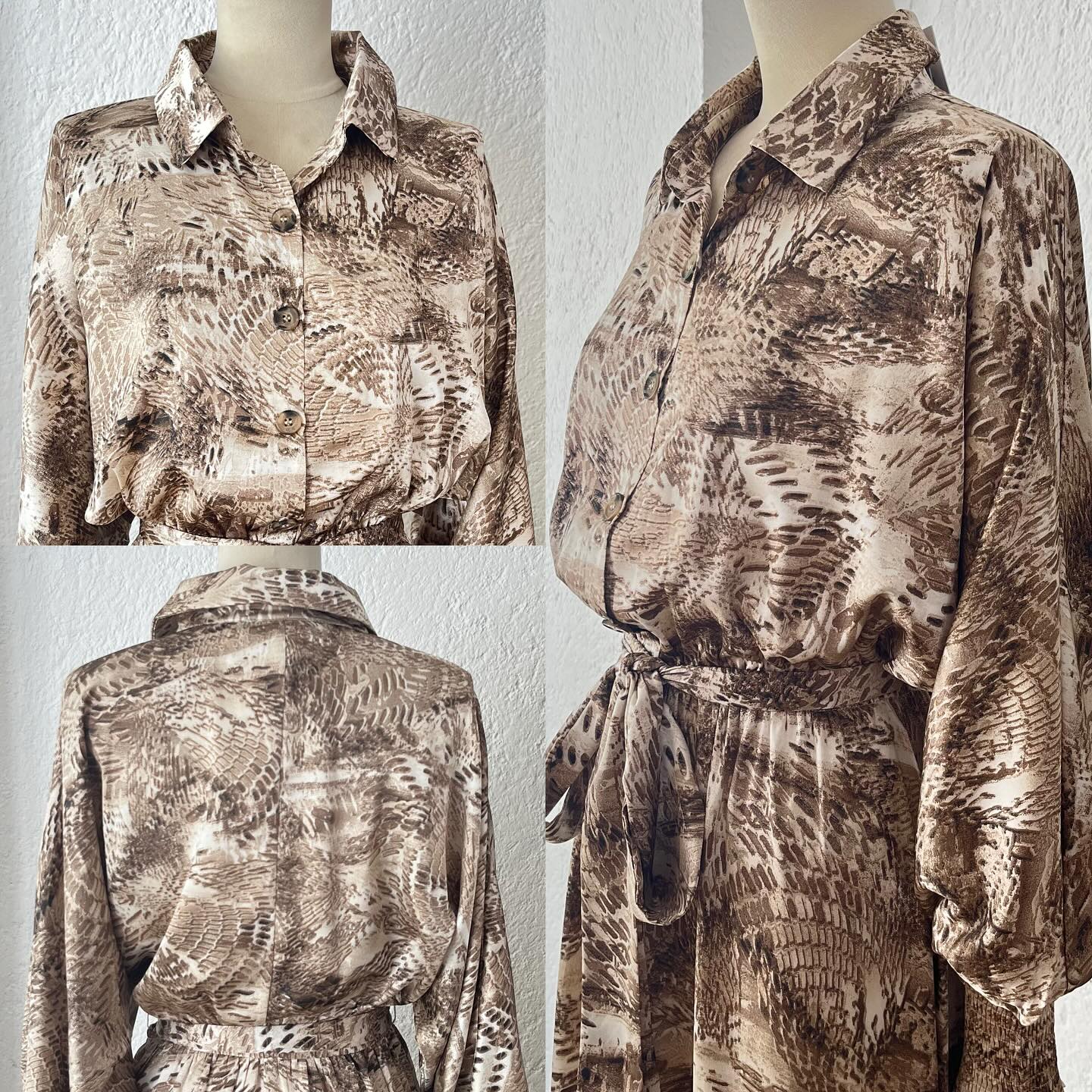 1063963  Vestido víbora manga larga