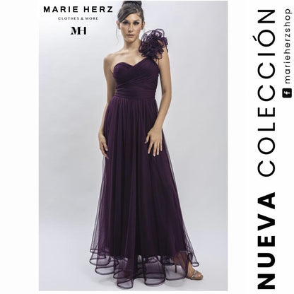 1064073  Vestido tul uva
