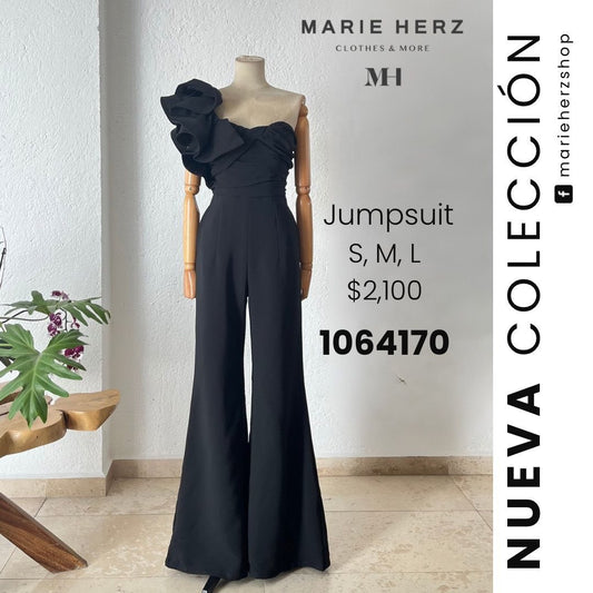 1064170  Jumpsuit negro olanes