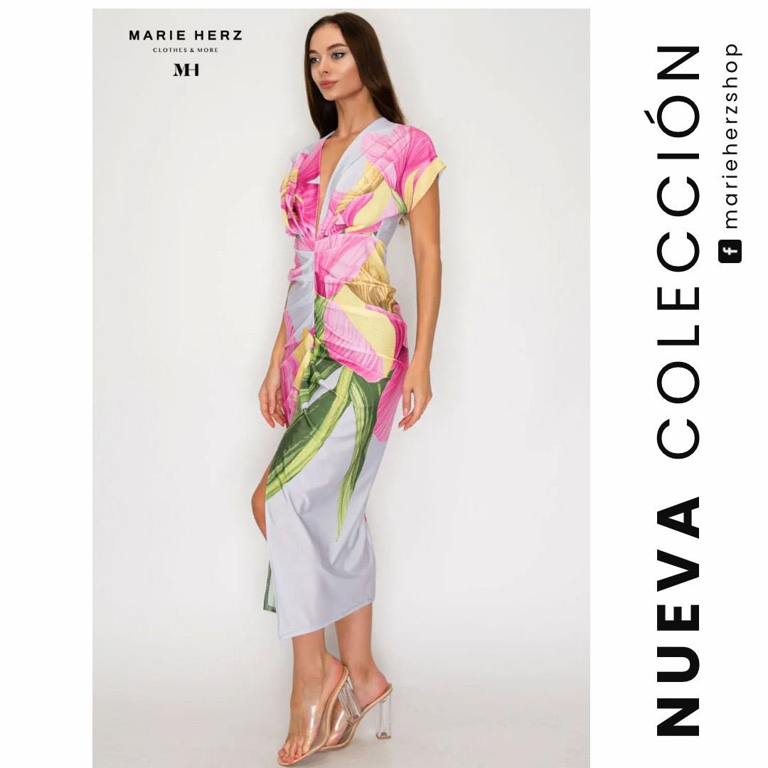 1064354  Vestido flores lila