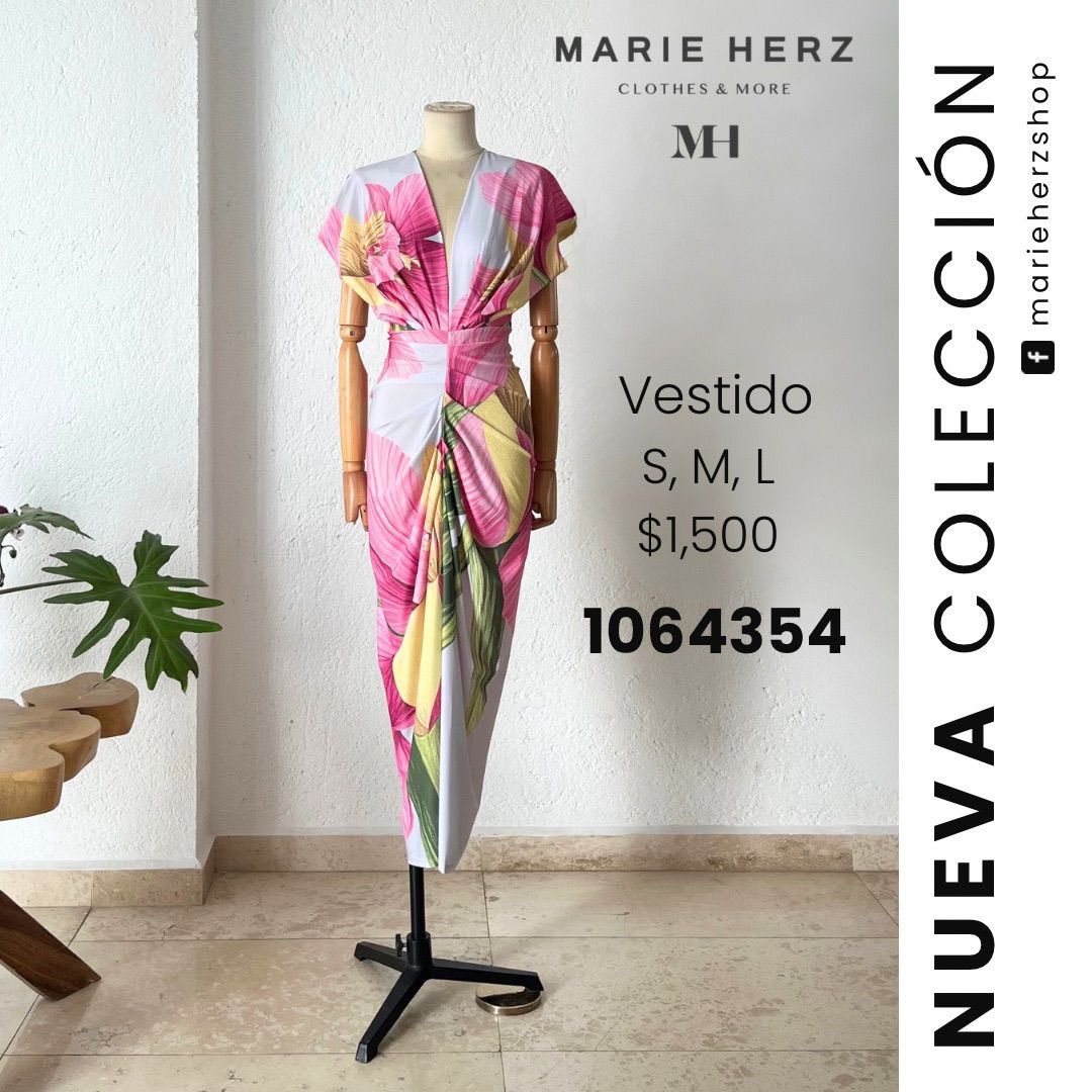 1064354  Vestido flores lila