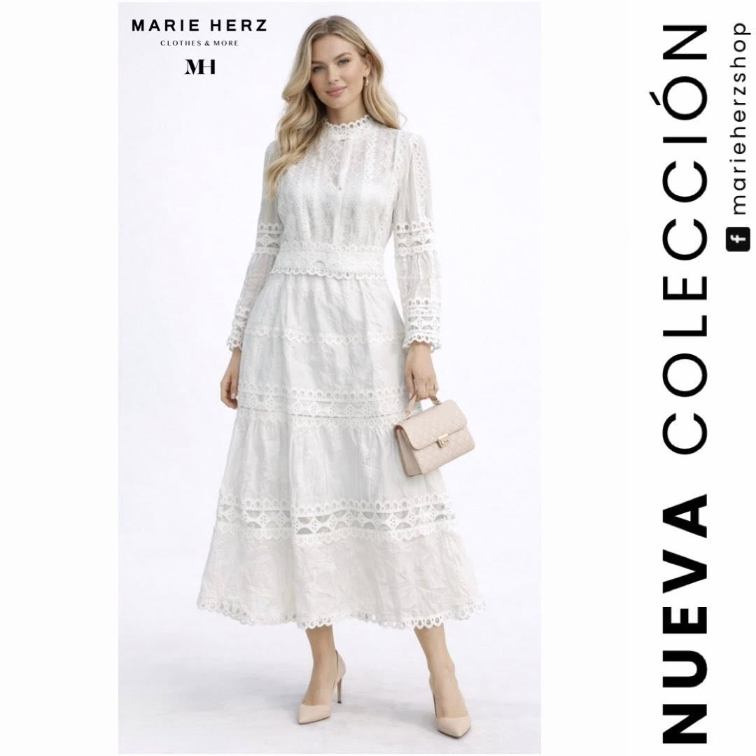 1064392  Set blanco encaje