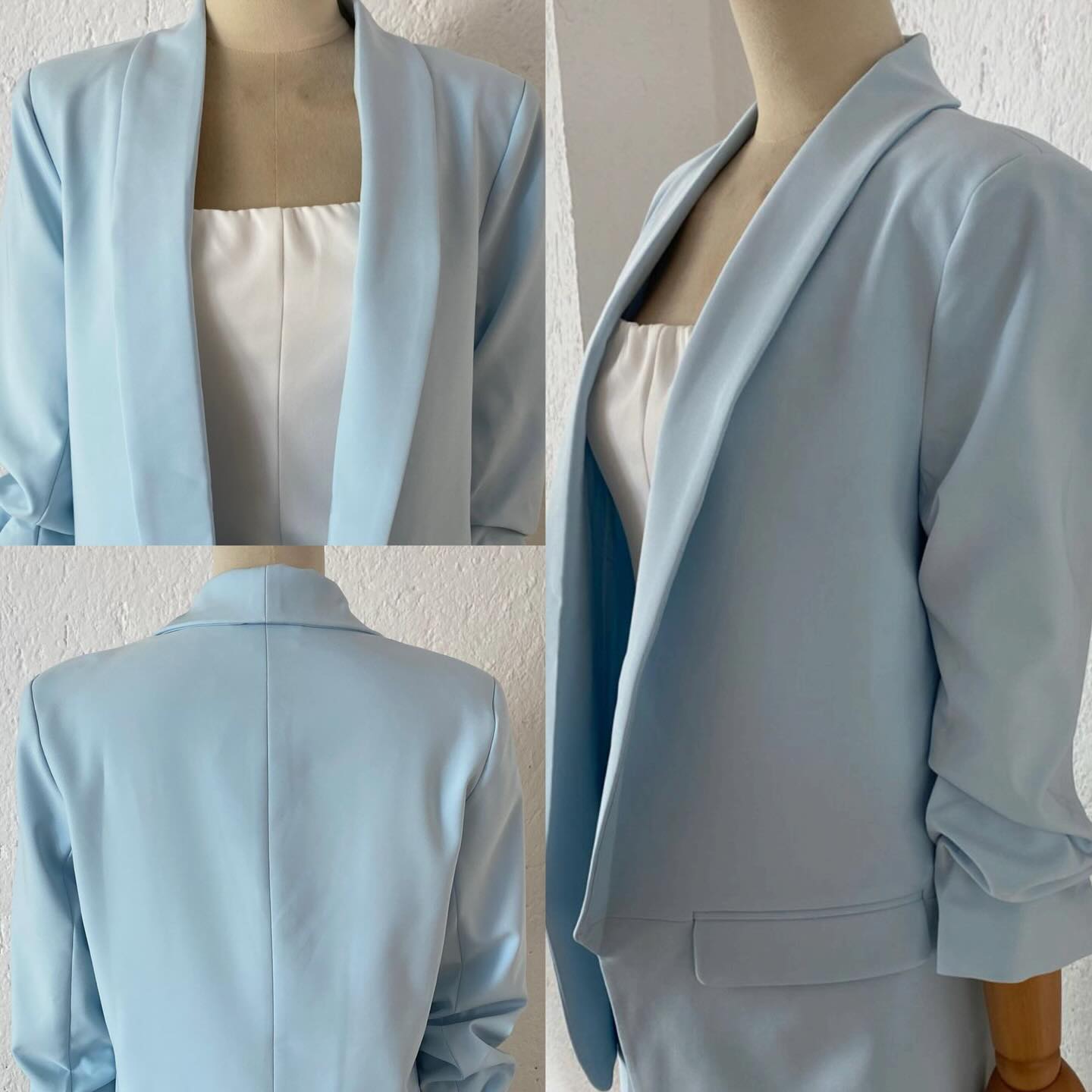 1064413  Blazer azul cielo
