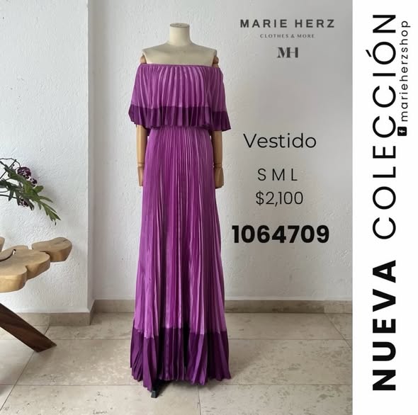 1064460  Vestido rosa cauda