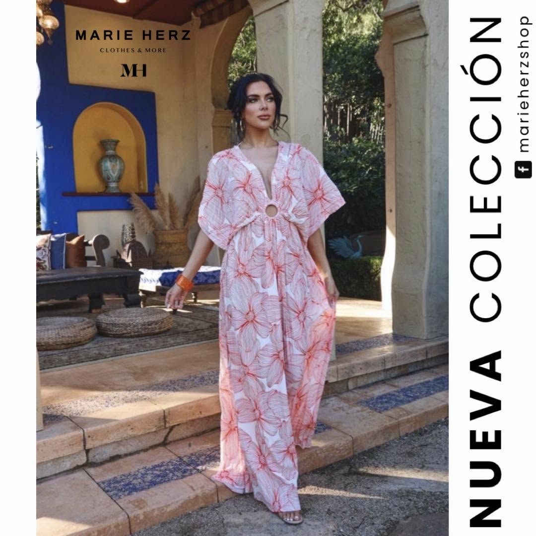 1064749  Jumpsuit estampado rojo