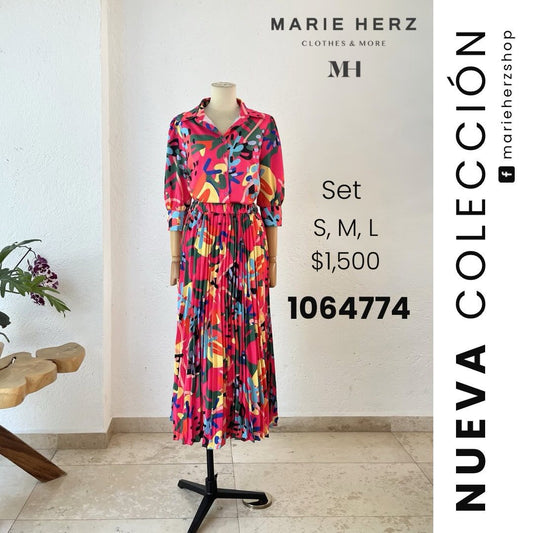 1064773  Set colores falda tablas