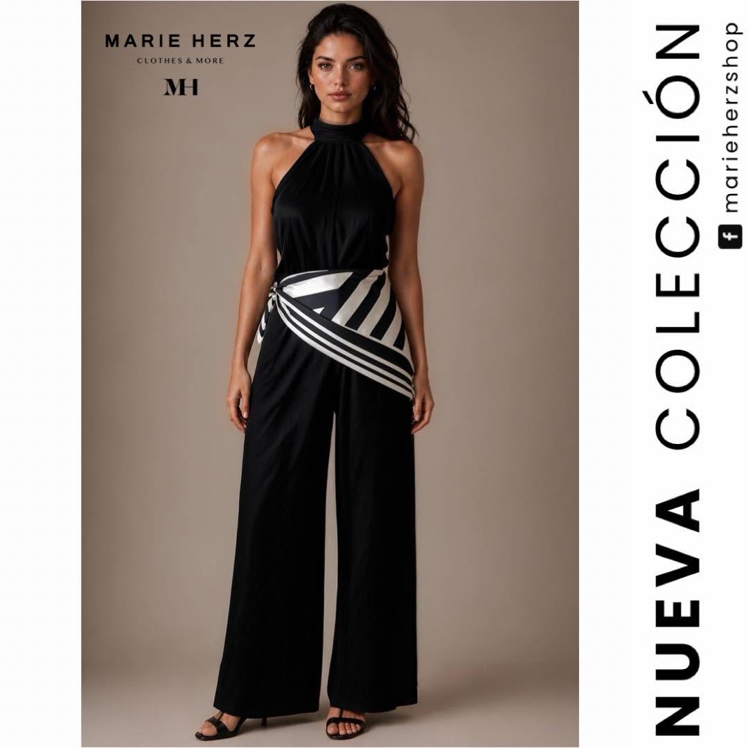 1064896  Set negro mascada