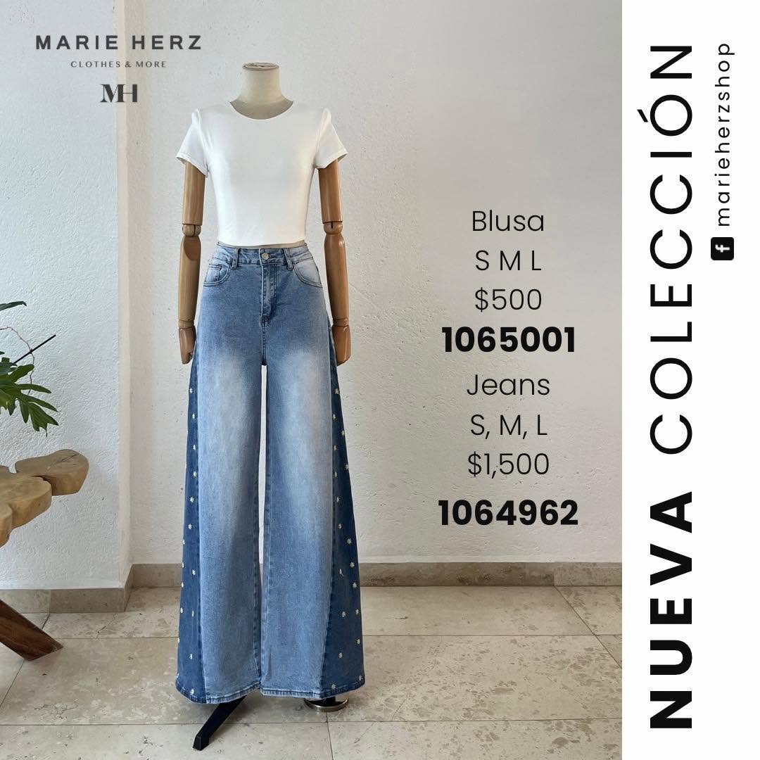 1064961  Jeans flores