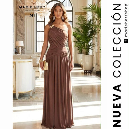 1065200  Vestido moka hombro