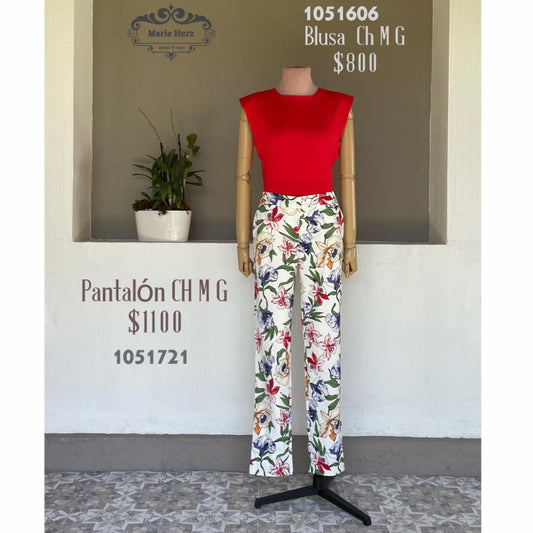 1051606  Pantiblusa hombreras roja