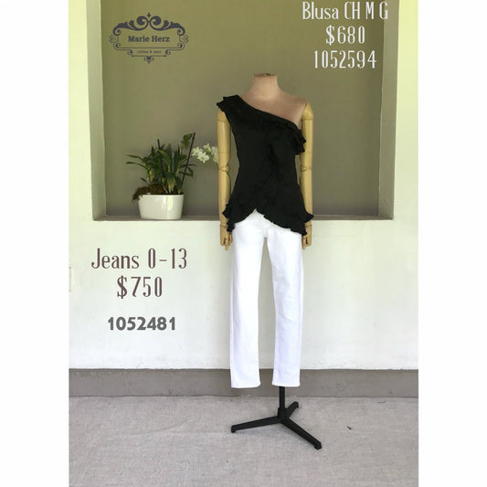 1052480  Jeans blancos listón