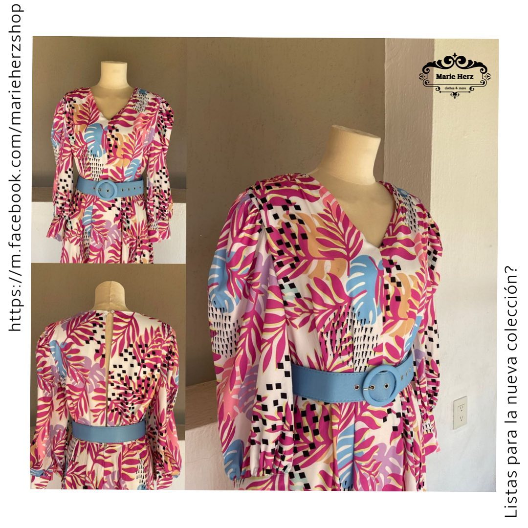 1056130  Maxivestido palmpas rosas