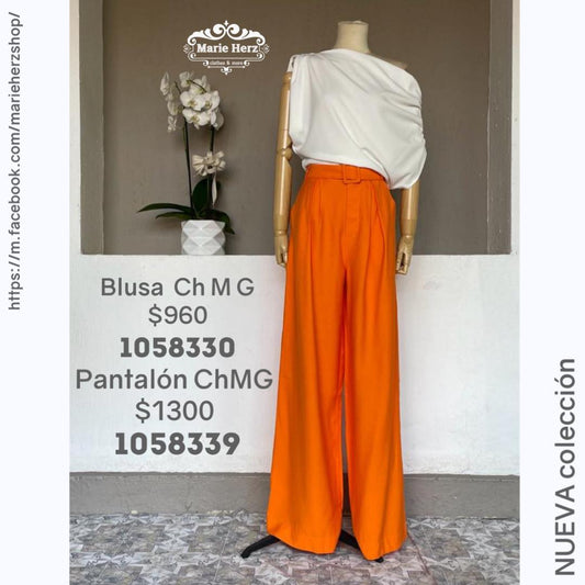 1058339  Maxipantalón naranja